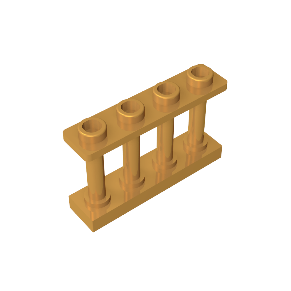 Clôture à fuseaux 1 x 4 x 2 [4 montants supérieurs]-MyGobricksFr