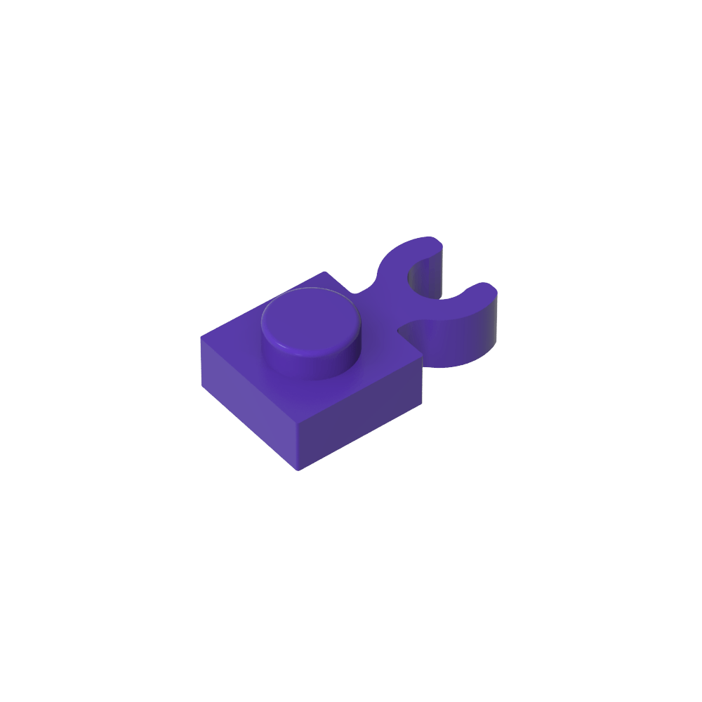 Plaque spéciale 1 x 1 avec clip vertical [Clip en U épais]-MyGobricksFr