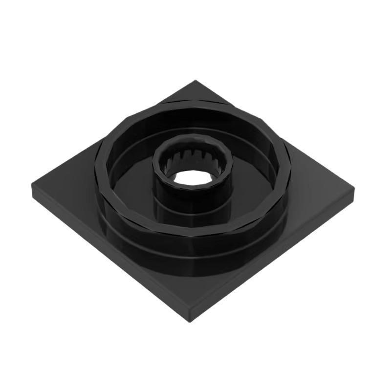 3403 Compatible avec les blocs de construction à petites particules, base de plateau tournant carré 4x4, 50 g (environ 21 pièces)