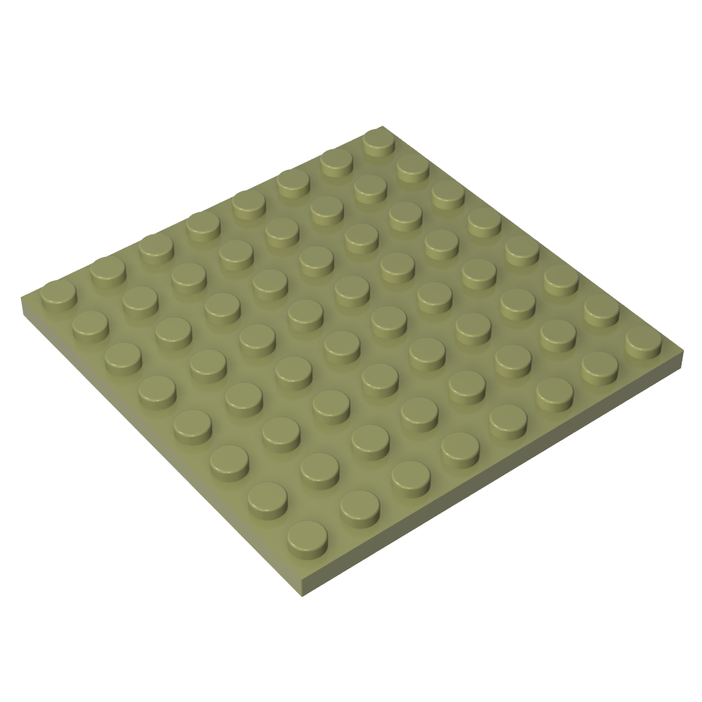 Assiette 8 x 8-MyGobricksFr