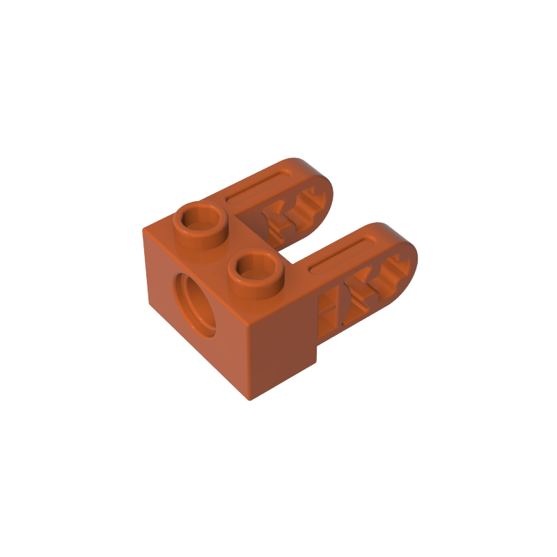 1x2 brick with double thin arms and shaft hole