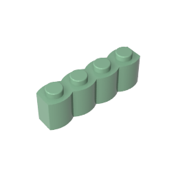 Brique spéciale 1 x 4 Palisade [alias Bûche]-MyGobricksFr