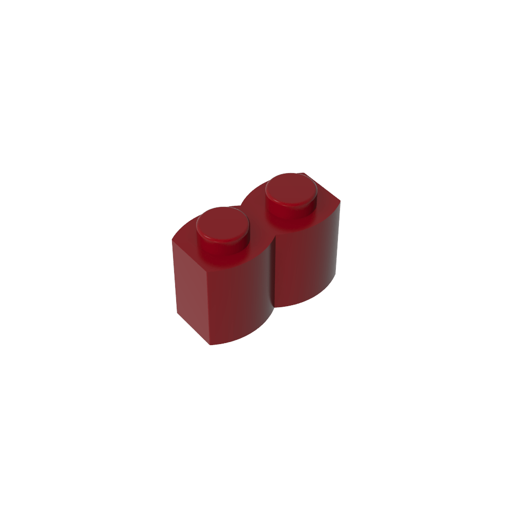 Brique spéciale 1 x 2 Palisade [alias Bûche]-MyGobricksFr