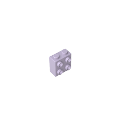 Brique spéciale 1 x 2 x 1 2/3 avec quatre tenons sur une face-MyGobricksFr