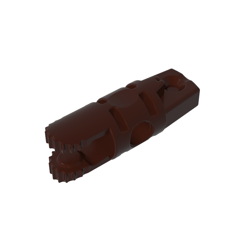 Cylindre de charnière 1 x 3 Verrouillage à 1 doigt et 2 doigts aux extrémités [Ouverture indéterminée]-MyGobricksFr