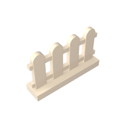 Clôture 1x4x2