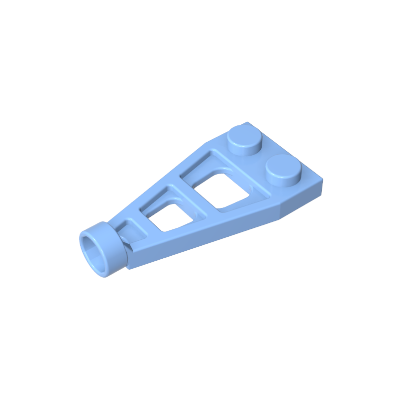 Support latéral simple 1x2x4 avec plaque de base à bille