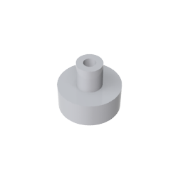 Carreau rond 1 x 1 avec barre creuse-MyGobricksFr