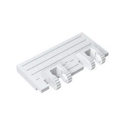 Portail à charnières 2 x 4 à double verrouillage 2 doigts sans renforts arrière-MyGobricksFr