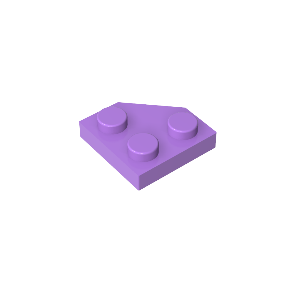 Plaque en coin 2 x 2 Coin coupé-MyGobricksFr