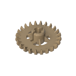 Couronne Technic Gear 24 dents avec renforts [Nouveau style]-MyGobricksFr