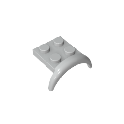 Garde-boue de véhicule 3 x 3 x 1 avec arceau rond-MyGobricksFr