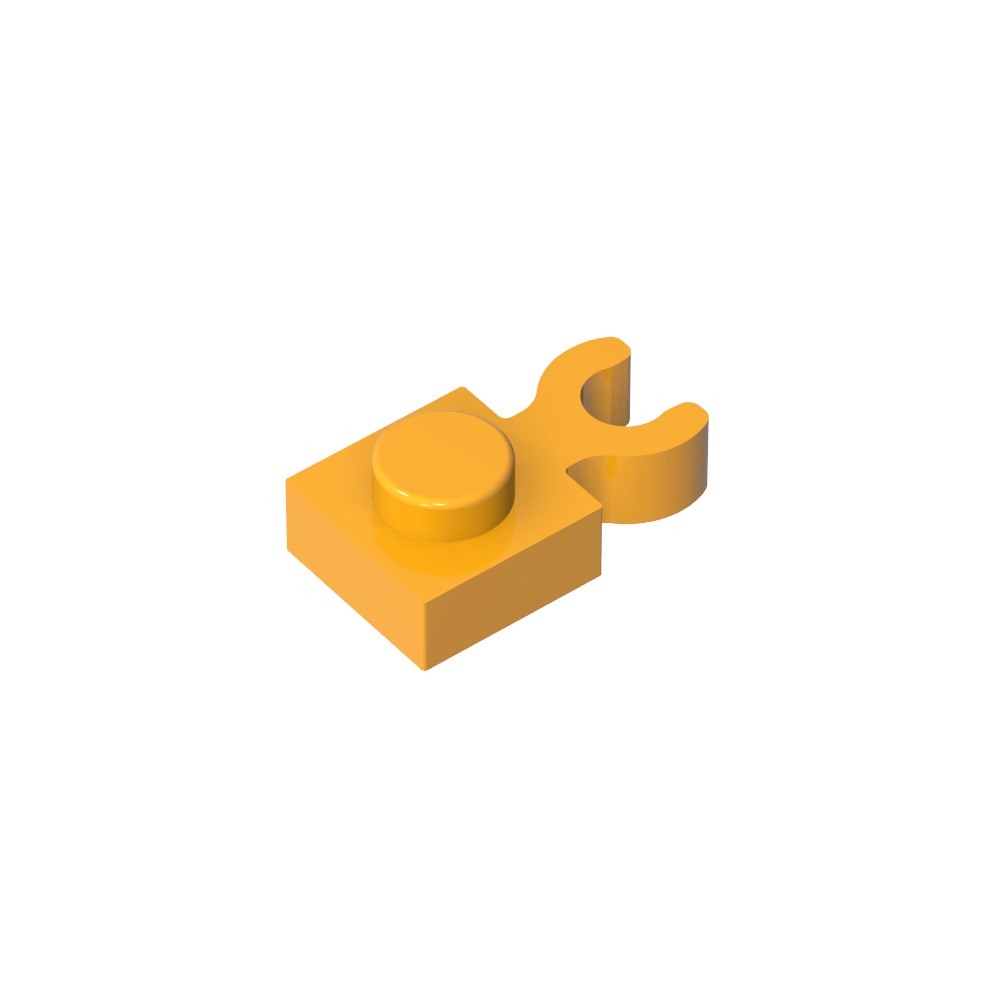Plaque spéciale 1 x 1 avec clip vertical [Clip en U épais]-MyGobricksFr