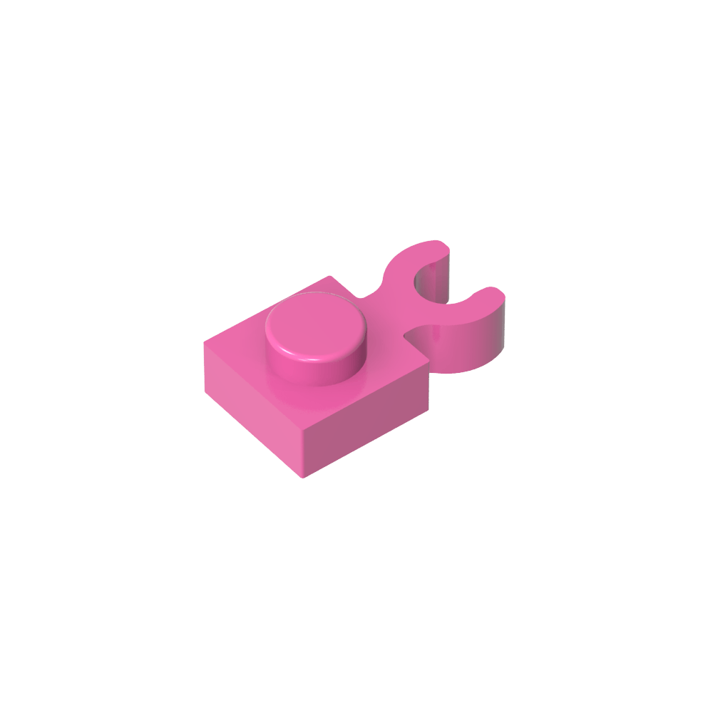 Plaque spéciale 1 x 1 avec clip vertical [Clip en U épais]-MyGobricksFr