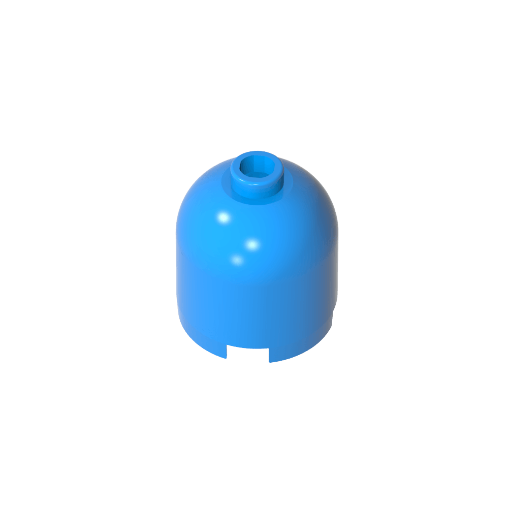 Brique ronde 2 x 2 x 1 2/3 Dôme [Taille indéterminée]-MyGobricksFr