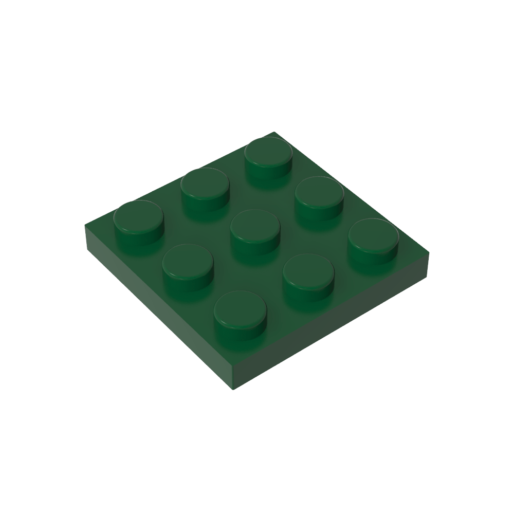 Assiette 3 x 3-MyGobricksFr