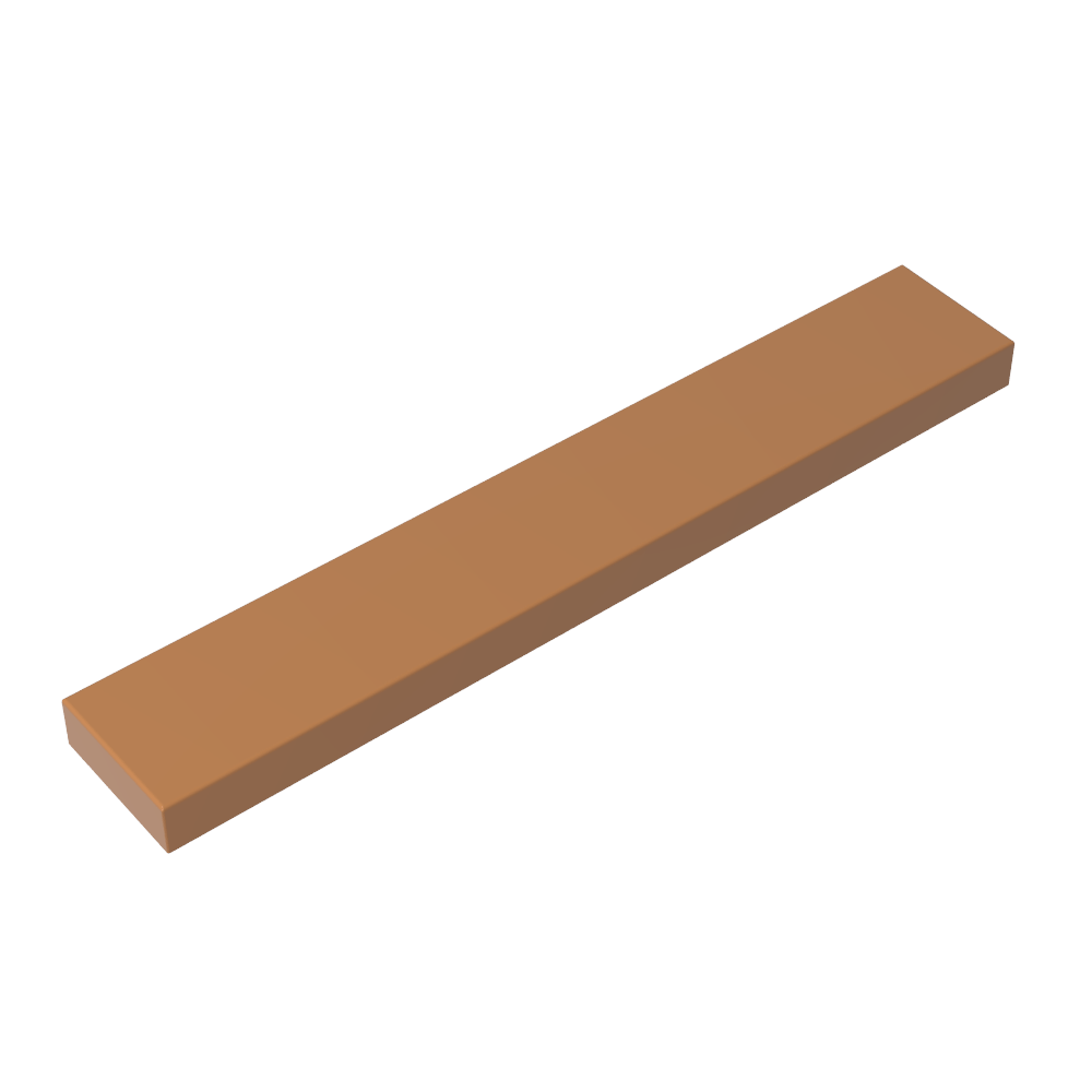 Carreau 1 x 6 avec rainure 6636-MyGobricksFr