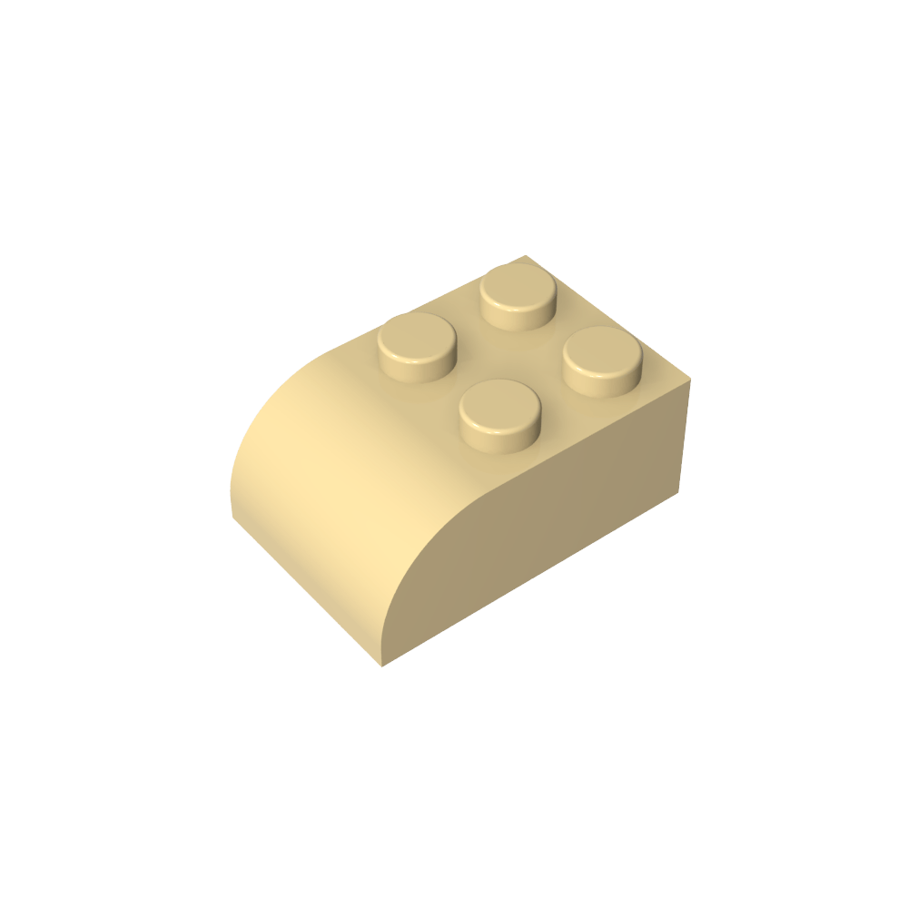 Brique incurvée 2 x 3 avec partie supérieure incurvée-MyGobricksFr