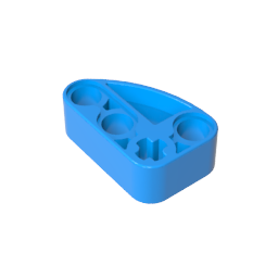 Poutre Technic 2 x 3 en forme de L avec quart d'ellipse épaisse-MyGobricksFr