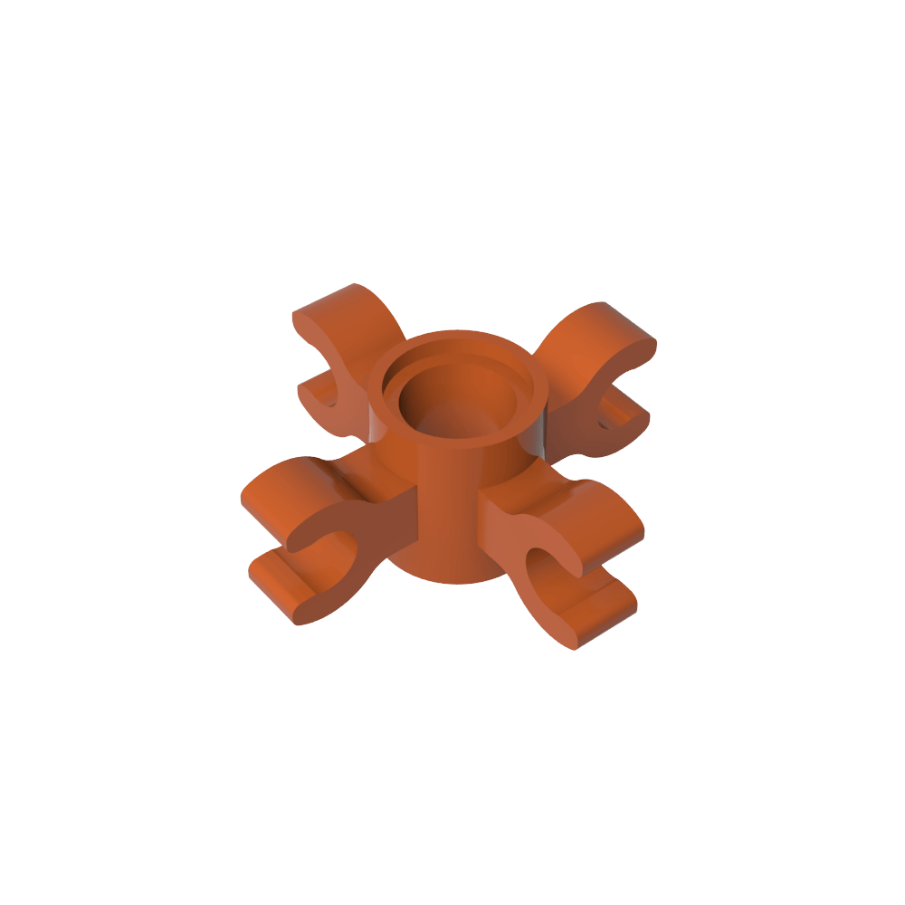 Connecteur à broches Technic rond avec 4 clips-MyGobricksFr
