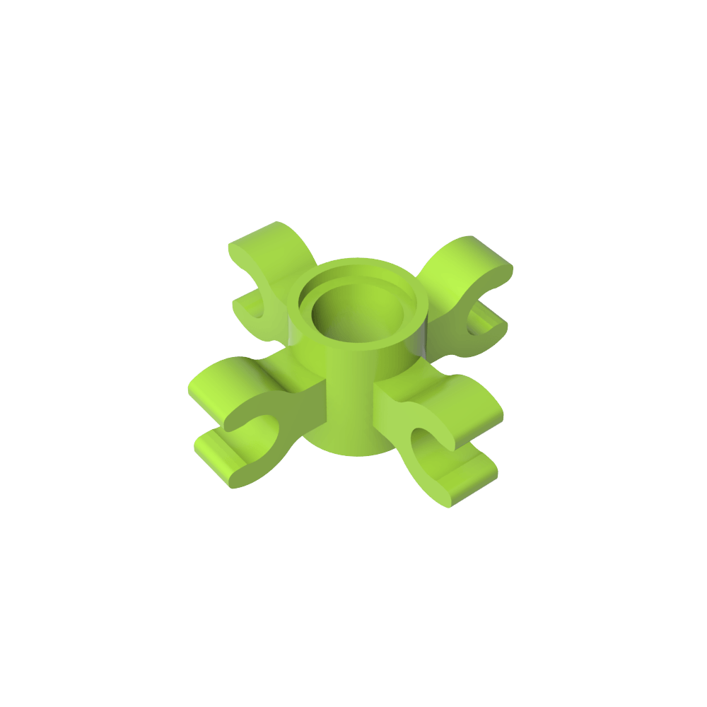 Connecteur à broches Technic rond avec 4 clips-MyGobricksFr