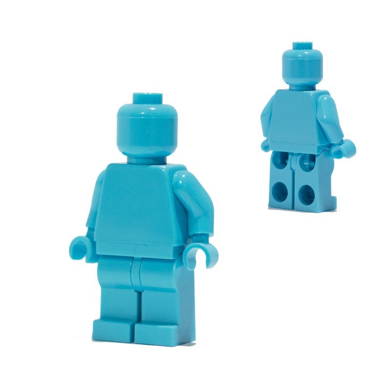 Figurines de blocs de construction de couleur unie, compatibles avec les blocs de construction universels de petite taille et de couleur unie, accessoires de base murale en blocs de construction Trendy Moc (Multi-Création).