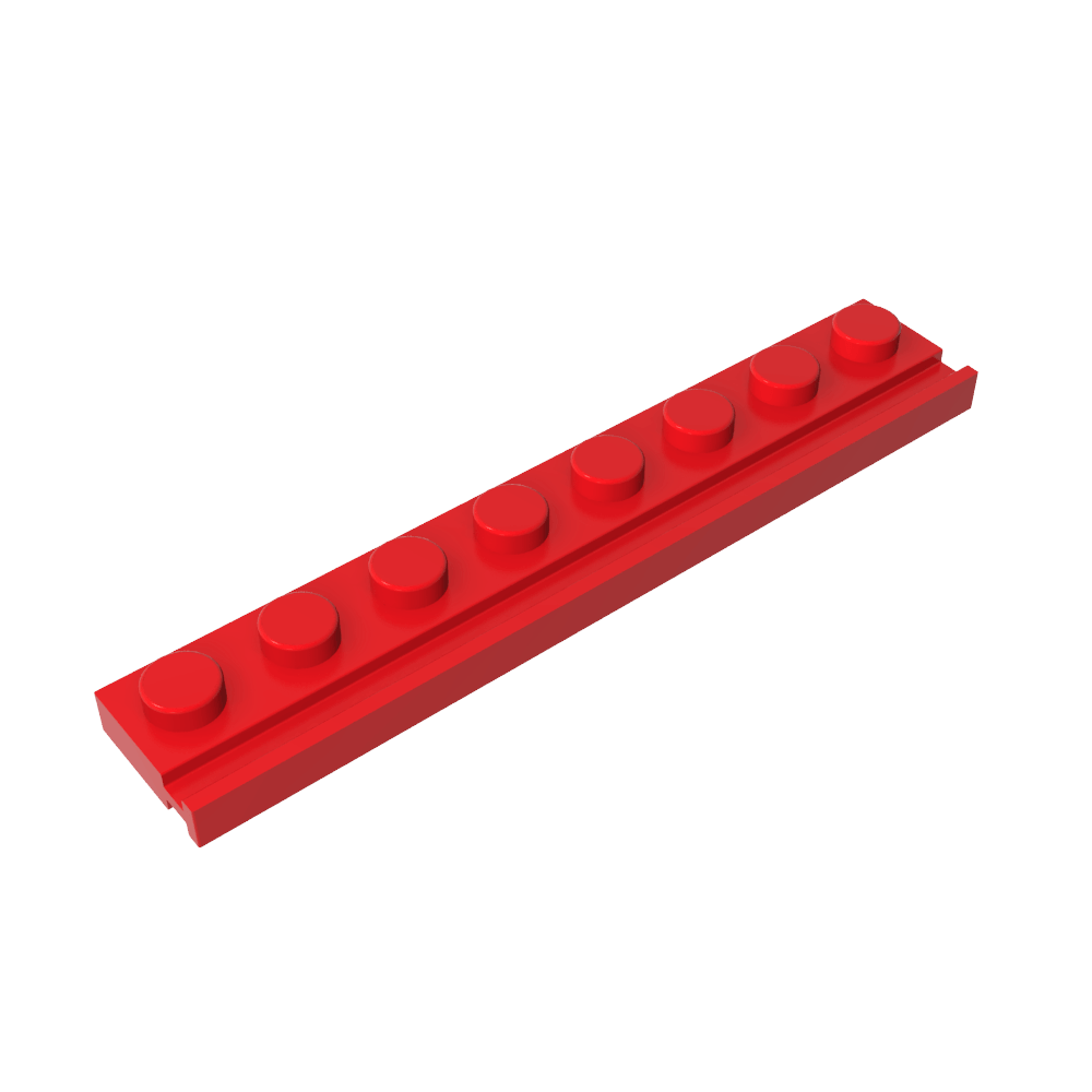 Plaque spéciale 1 x 8 avec rail de porte-MyGobricksFr