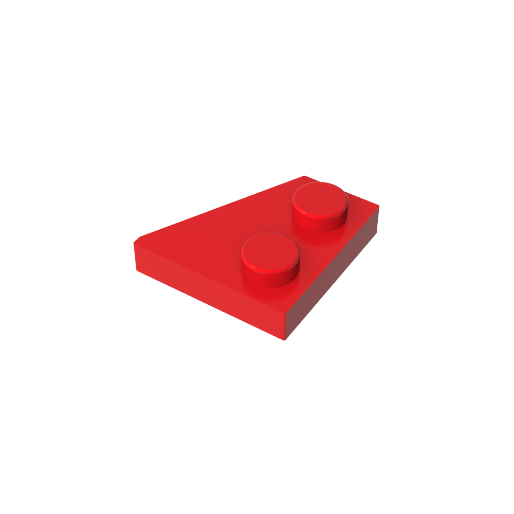 Plaque en coin 2 x 2 gauche-MyGobricksFr