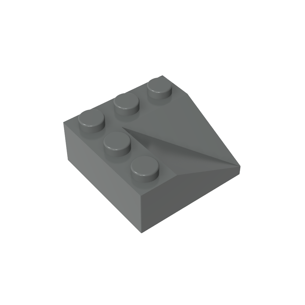 Pente 33° 3 x 3 Double Concave-MyGobricksFr