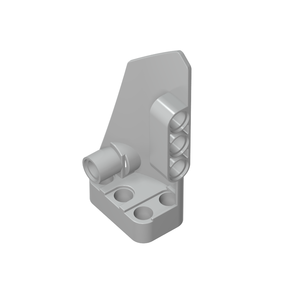 Carénage de panneau Technic n° 4 Petit Lisse Long, Côté B-MyGobricksFr