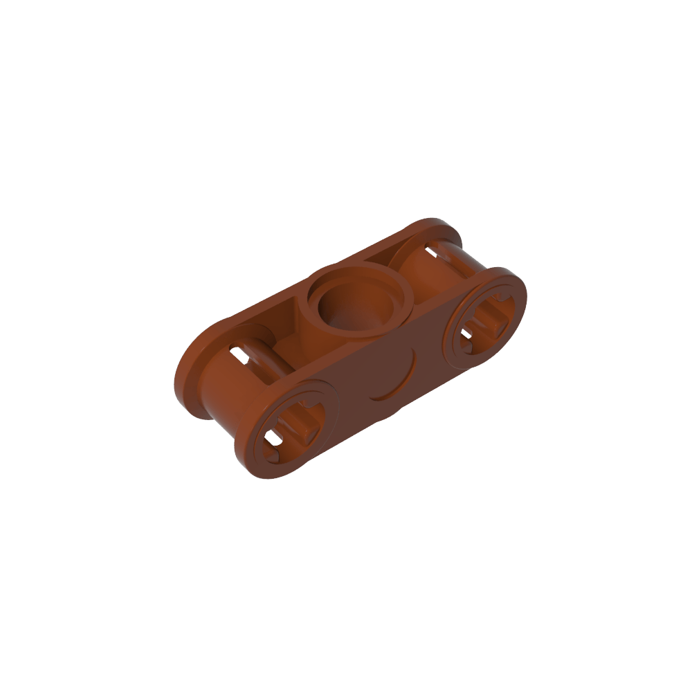 Axe et connecteur à broche Technic perpendiculaire 3L avec trou de broche central-MyGobricksFr
