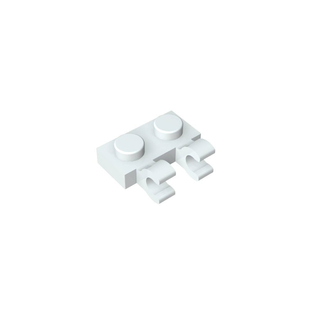 Plaque spéciale 1 x 2 avec clips horizontaux [clips en U épais]-MyGobricksFr