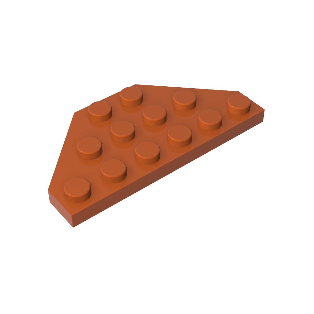 Plaque en coin 3 x 6 Coins coupés-MyGobricksFr