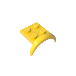 Garde-boue de véhicule 3 x 3 x 1 avec arceau rond-MyGobricksFr