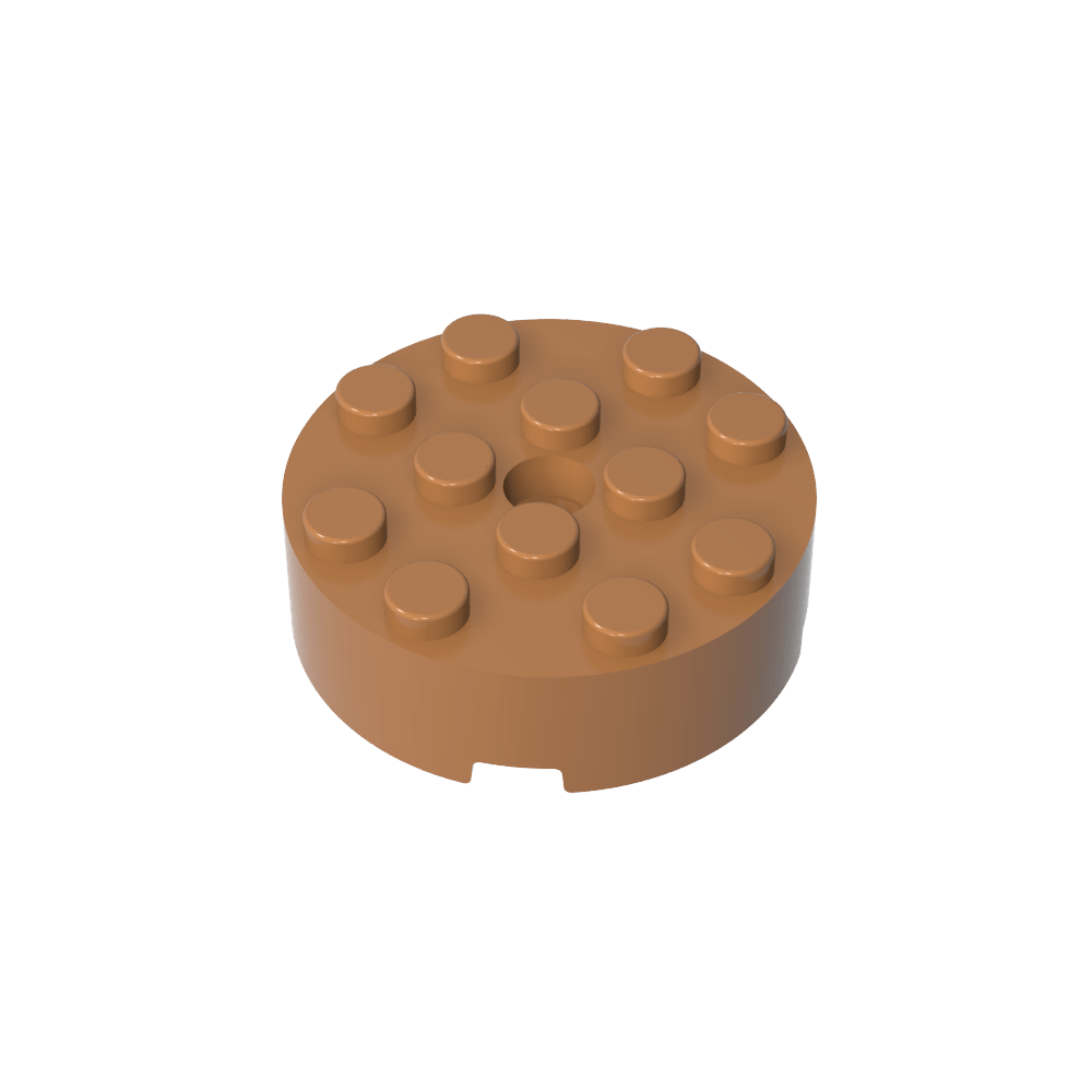 Brique ronde 4 x 4 [Trou central]-MyGobricksFr