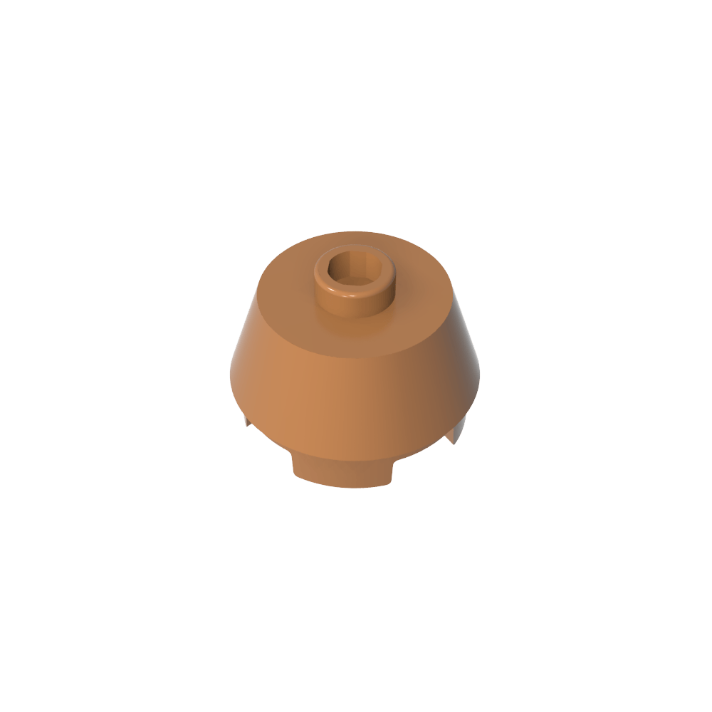 Brique ronde 2 x 2 Cône tronqué-MyGobricksFr