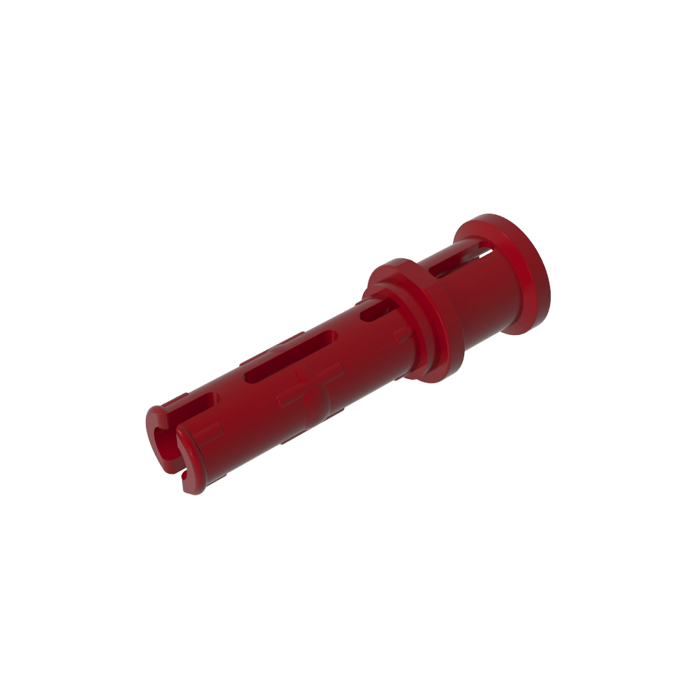 Axe Technic long avec crêtes de friction longitudinales et bague d'arrêt [crête près du bord]-MyGobricksFr