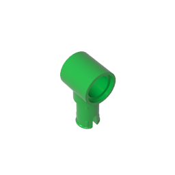 Connecteur Technic à 1 broche avec rainures de friction dans le sens de la longueur-MyGobricksFr