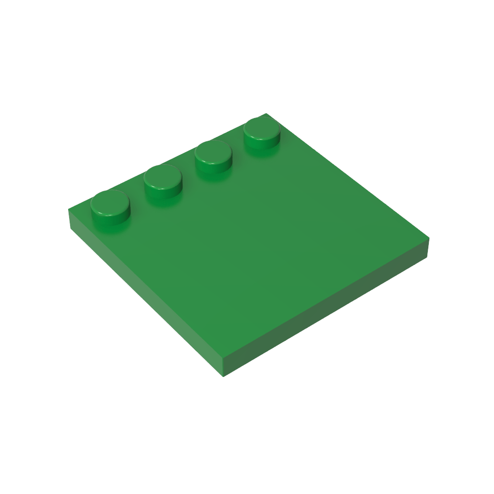 Plaques spéciales 4 x 4 avec goujons sur un bord [Lisse]-MyGobricksFr