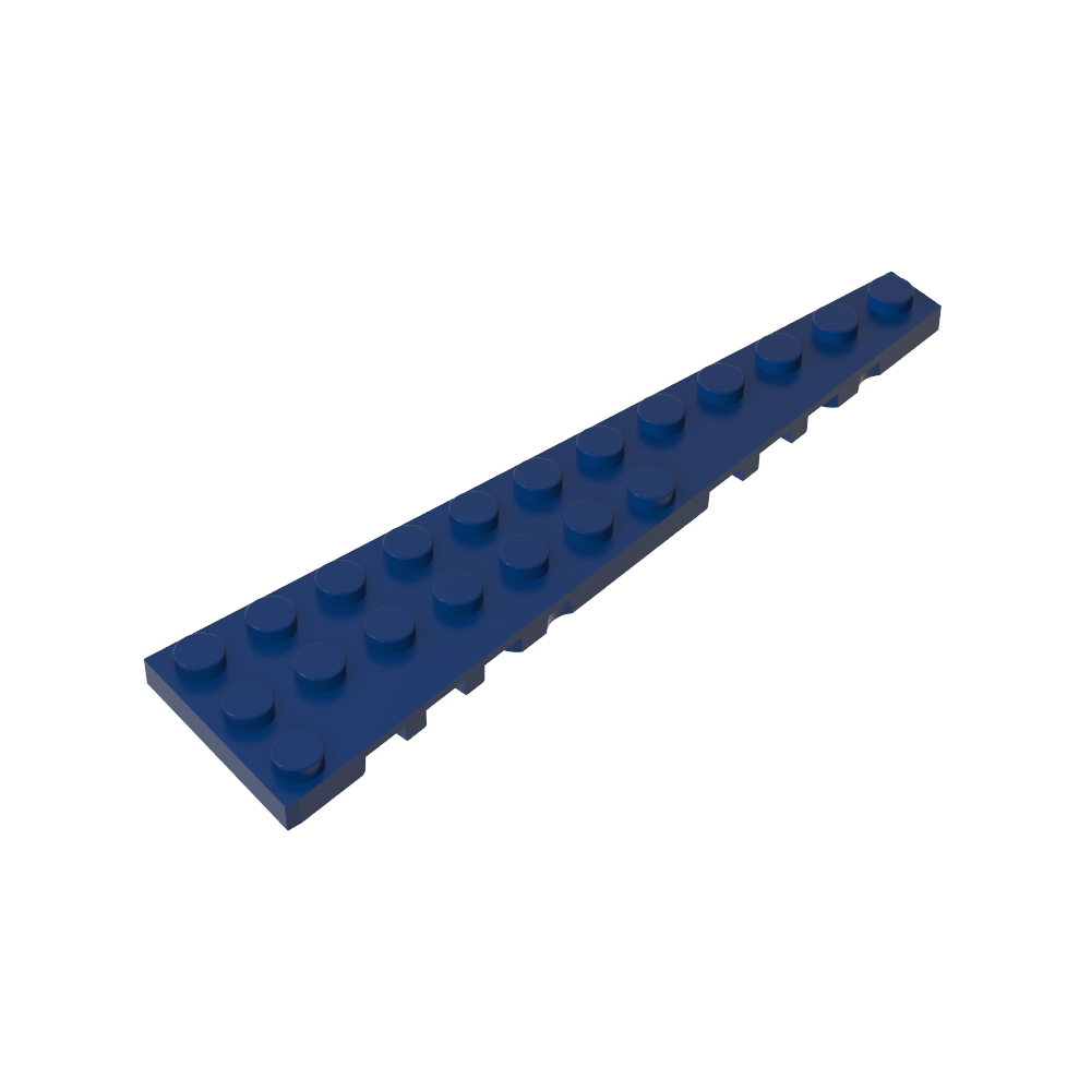 Plaque en coin 12 x 3 gauche-MyGobricksFr