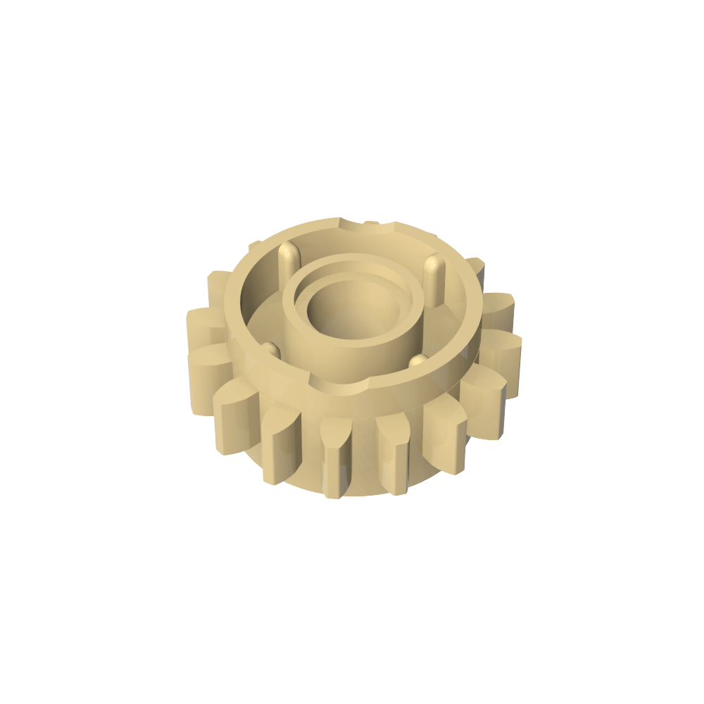 Engrenage Technic 16 dents avec embrayage des deux côtés-MyGobricksFr