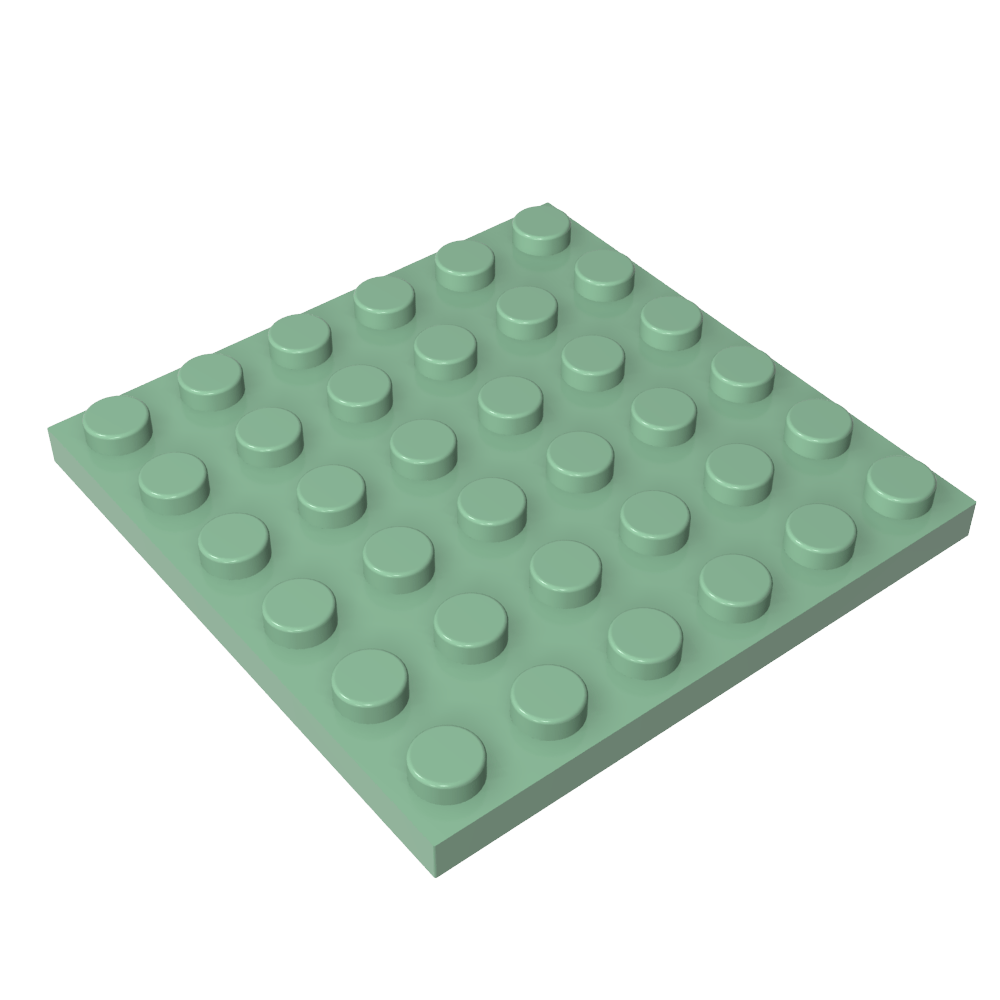 Assiette 6 x 6-MyGobricksFr