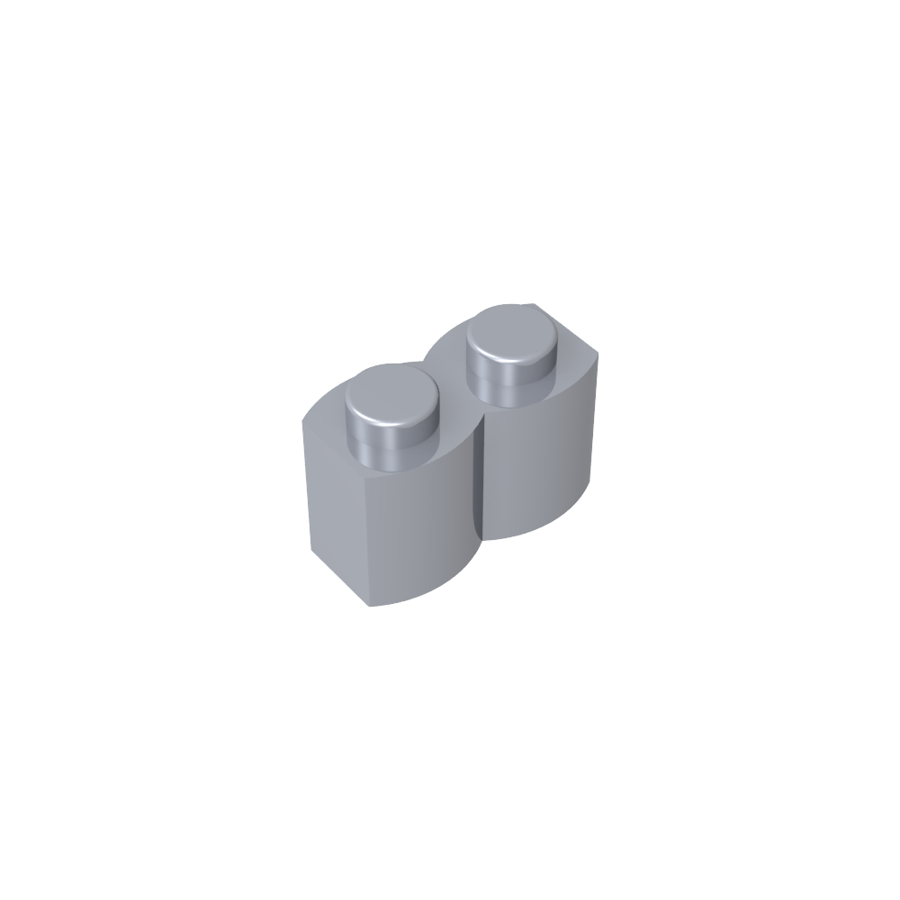 Brique spéciale 1 x 2 Palisade [alias Bûche]-MyGobricksFr