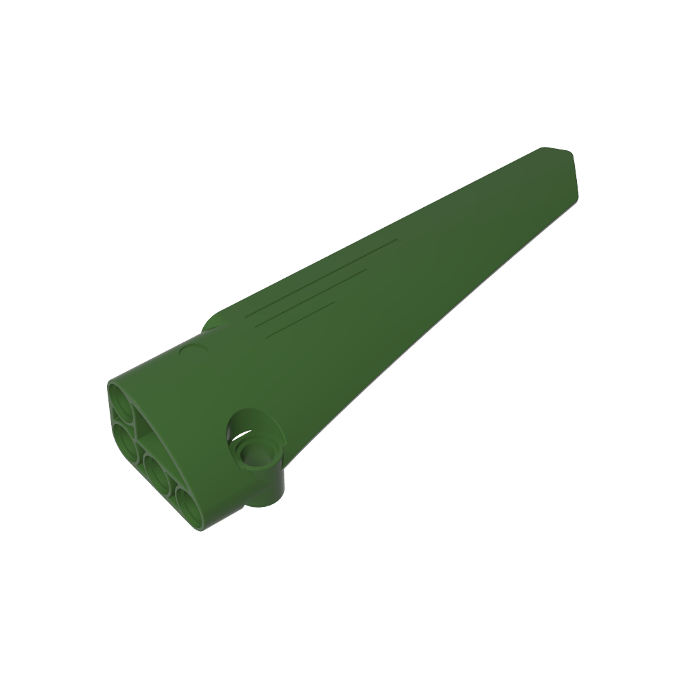 Carénage de panneau Technic n° 6 Long et lisse, côté B-MyGobricksFr