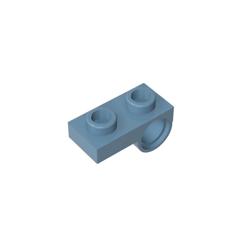 Plaque spéciale 1 x 2 avec trou pour goupille-MyGobricksFr