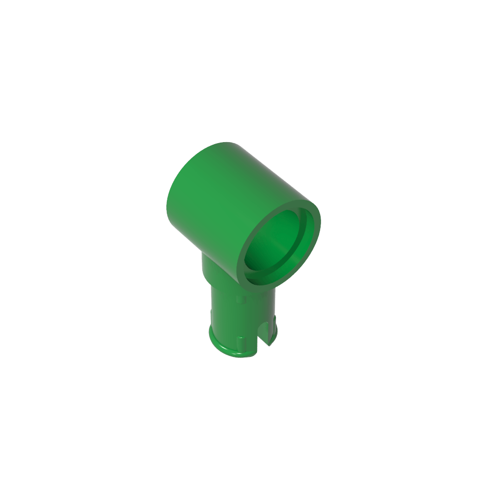 Connecteur Technic à 1 broche avec rainures de friction dans le sens de la longueur-MyGobricksFr