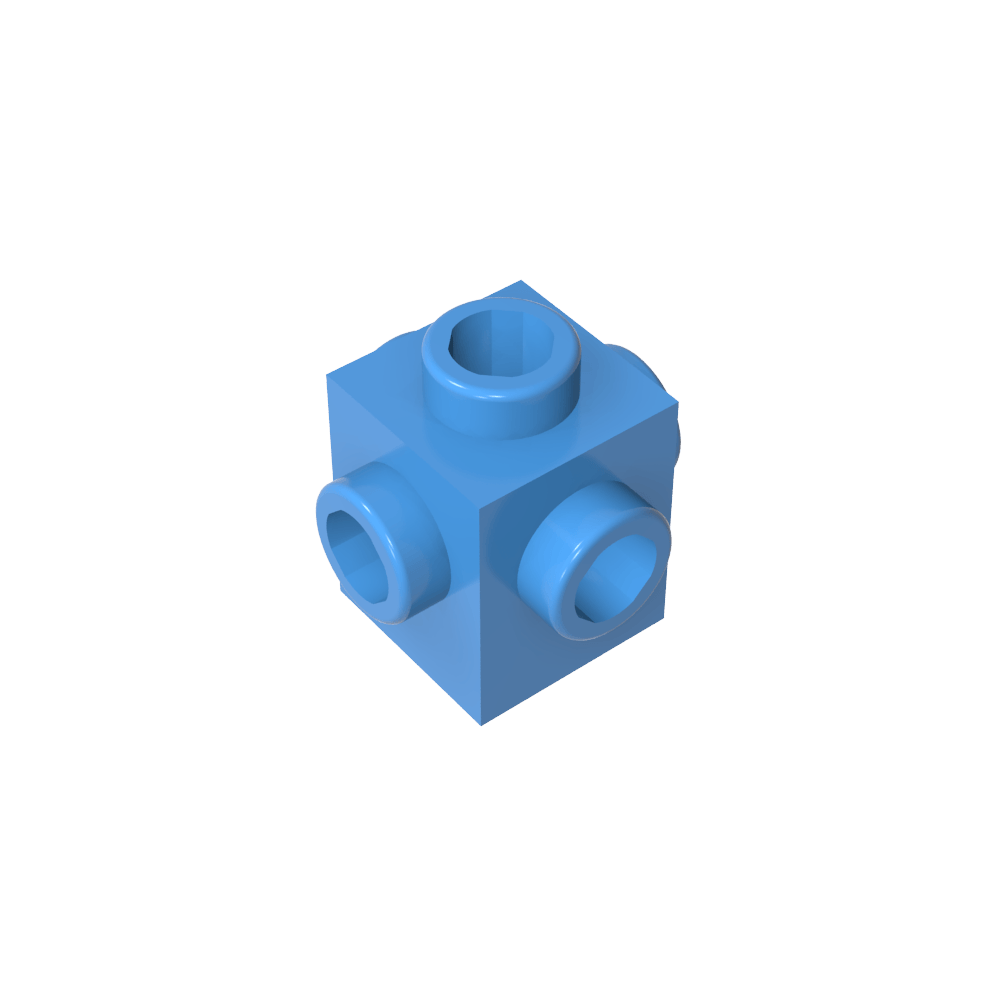 Brique Spéciale 1 x 1 Goujons sur 4 Côtés-MyGobricksFr