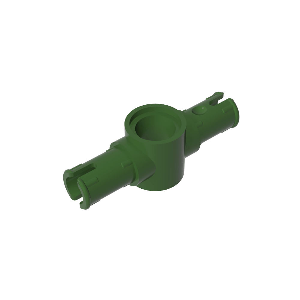 Connecteur Technic à 2 broches avec rainures de friction longitudinales [Grands trous carrés pour les broches]-MyGobricksFr
