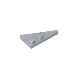 Coin, Plaque 4 x 2 Gauche, Pointu-MyGobricksFr
