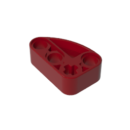 Poutre Technic 2 x 3 en forme de L avec quart d'ellipse épaisse-MyGobricksFr